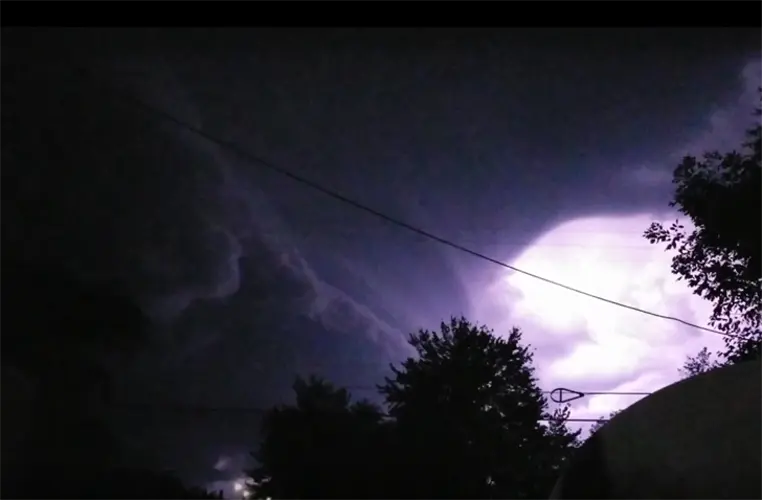 Late night storms damage trees, down power lines