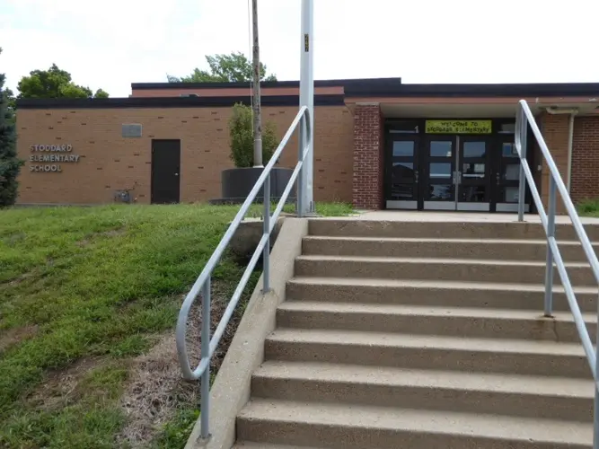 Dumpster fire at Beatrice elementary school