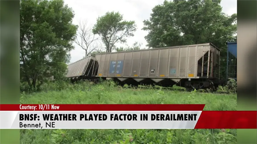 Officials say weather played role in Bennet train derailment