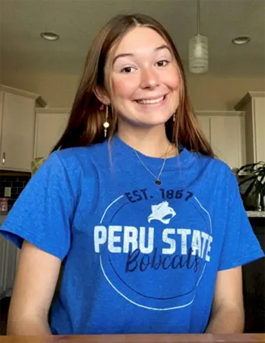 Mya Mathes will play Softball for Peru State