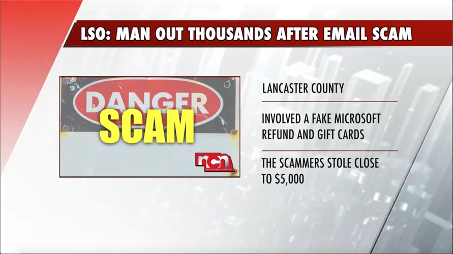 Lincoln man loses thousands after Microsoft email scam