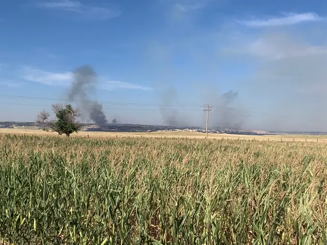 Cross fire in Banner County under control