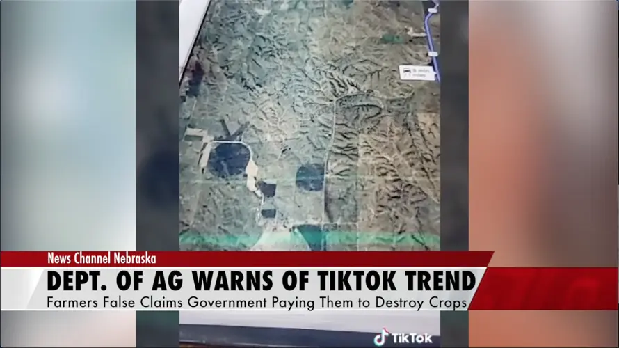 Department of Ag warns against TikTok trend, destroying crops