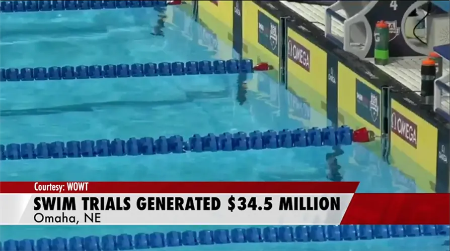 Olympic Swim Trials brings millions to Nebraska economy
