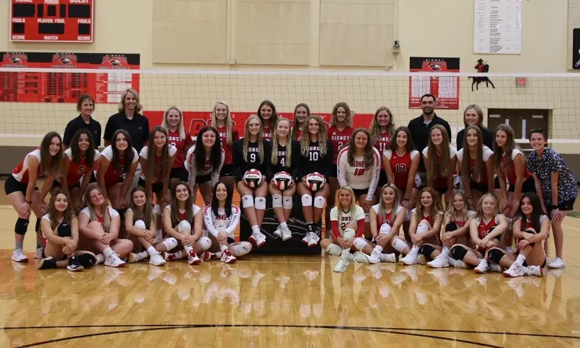 Sidney Volleyball Sweeps Gering