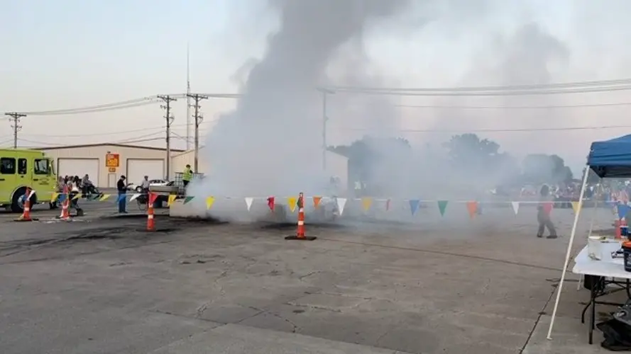 Burnout brings money in to support Wayne community