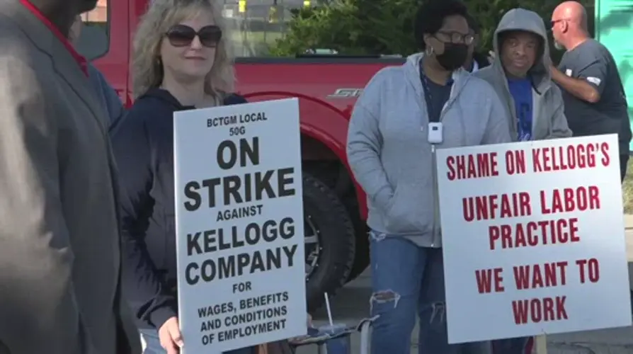 Kellogg Co. offers to restart talks with striking workers