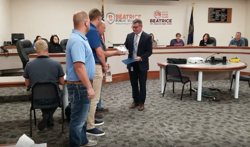 Beatrice School District recognizes realtor and staff, for contributions