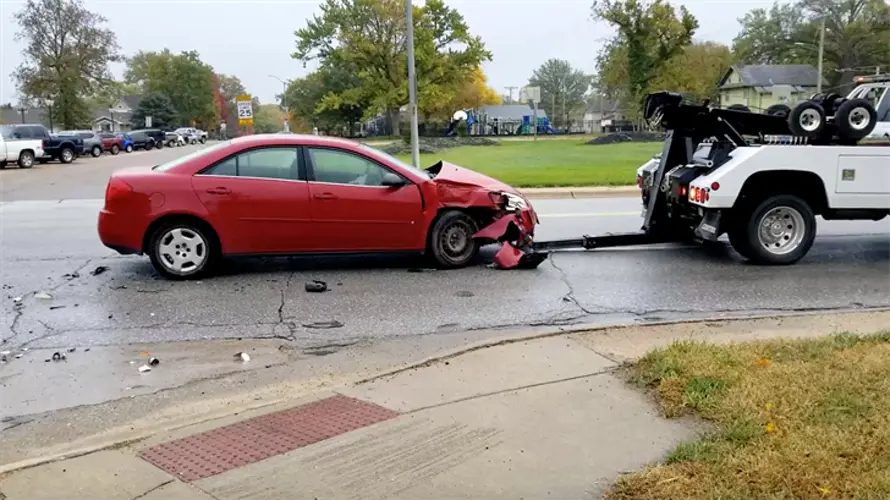 Crash near courthouse in Gage County