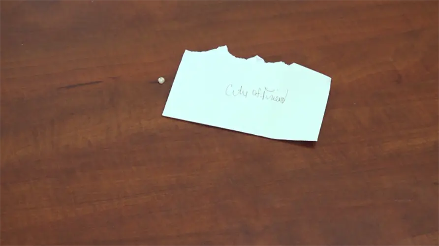 Baby tooth found in Friend city bill payment, nobody sure whose it is