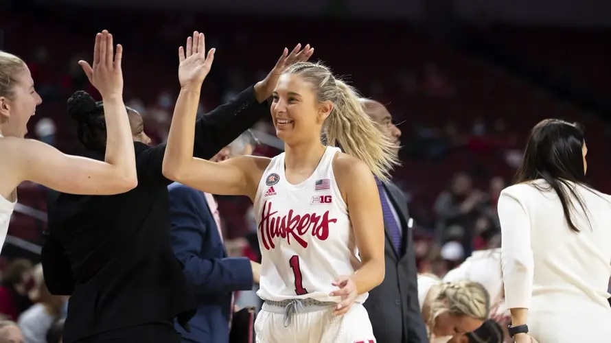 Huskers Hit for 113 in Win Over Eagles