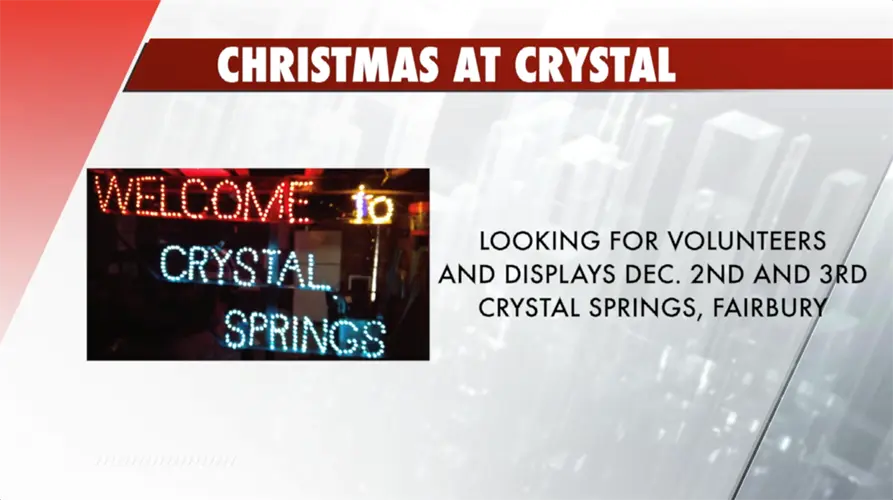 Fairbury man starting up Christmas at Crystal light show