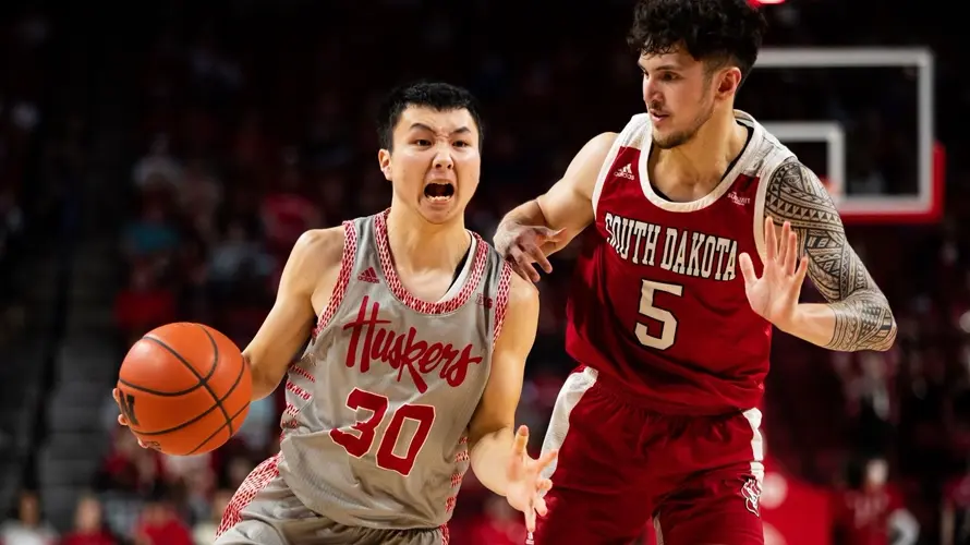 Tominaga Shoots Huskers Past South Dakota