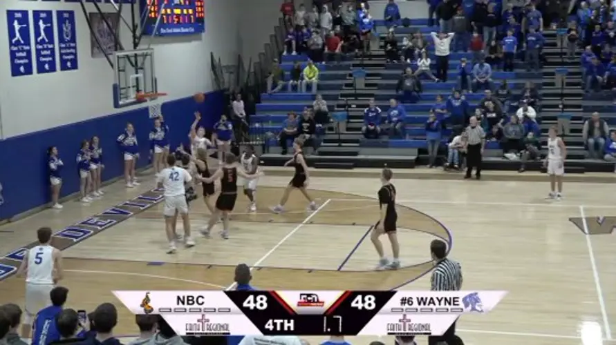 North Bend girls win game one, Wayne boys win at buzzer