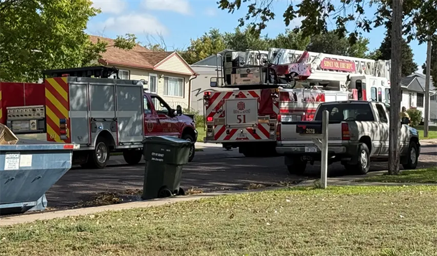 Firefighters respond to reported smoke in home attic