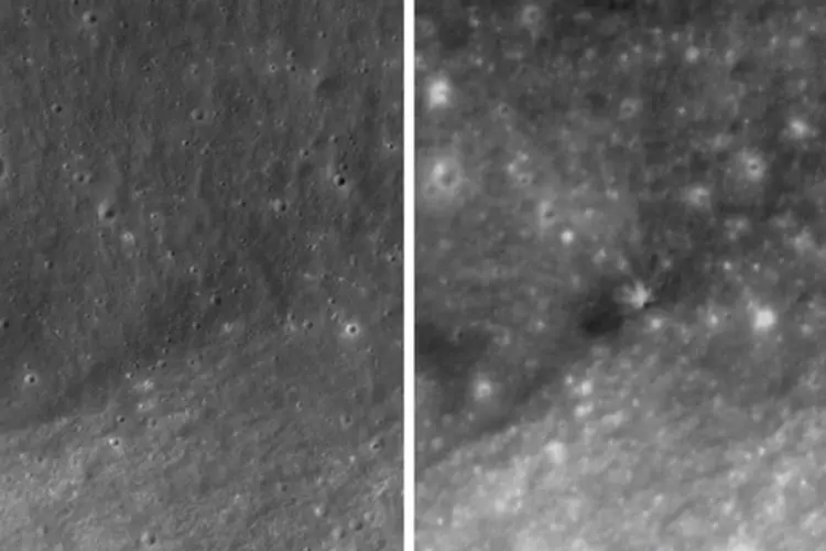 South Korean satellite captures before and after views of SpaceX rocket's moon crash