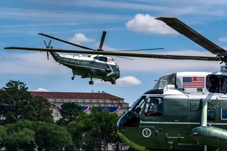 Investigators look at why a plane was allowed to take off as President Trump's helicopter approached