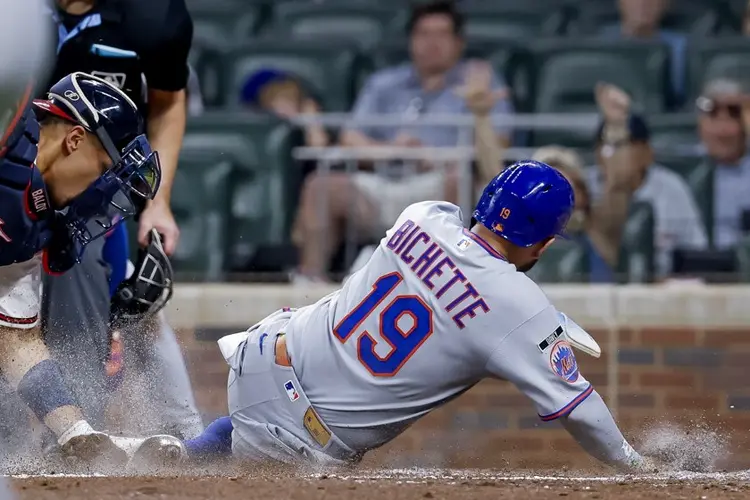 Bo Bichette held out of Mets' lineup for second straight game with leg soreness
