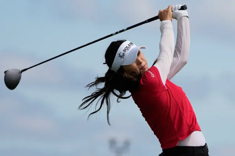 Ina Yoon opens the Women's PGA Championship at Hazeltine with a record-tying 63