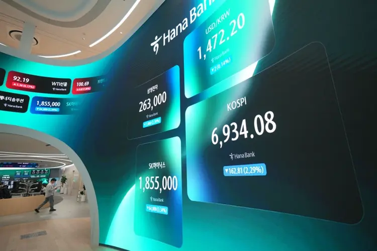 Shares skid in Asia in sell-off of AI-related shares as Brent oil tops $100 per barrel