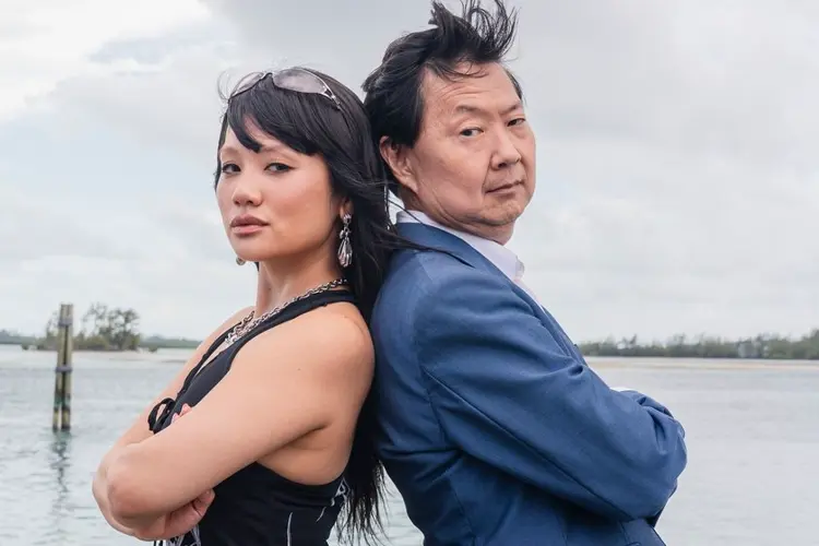 Rei Ami from 'KPop Demon Hunters' and comedian Ken Jeong take a bite out of 'Shark Week'