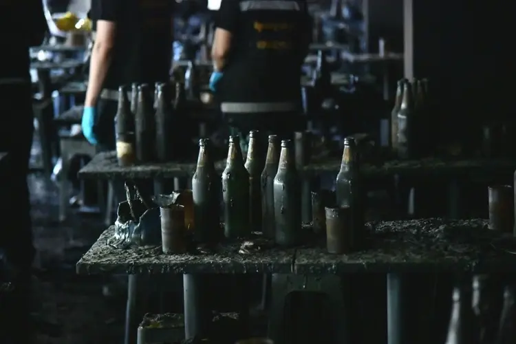 People killed in Bangkok music bar fire were found trapped in windowless bathrooms