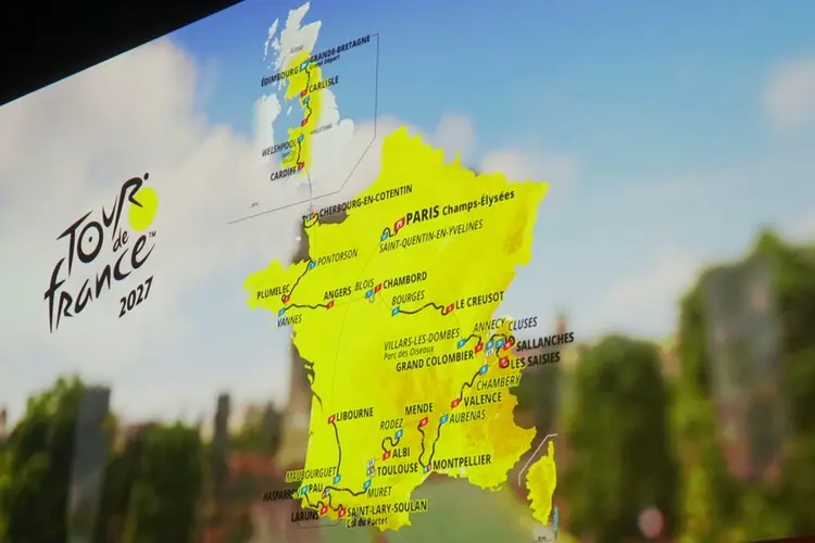 2027 Tour de France visits 3 different nations early and has most time trial kilometers since 2012