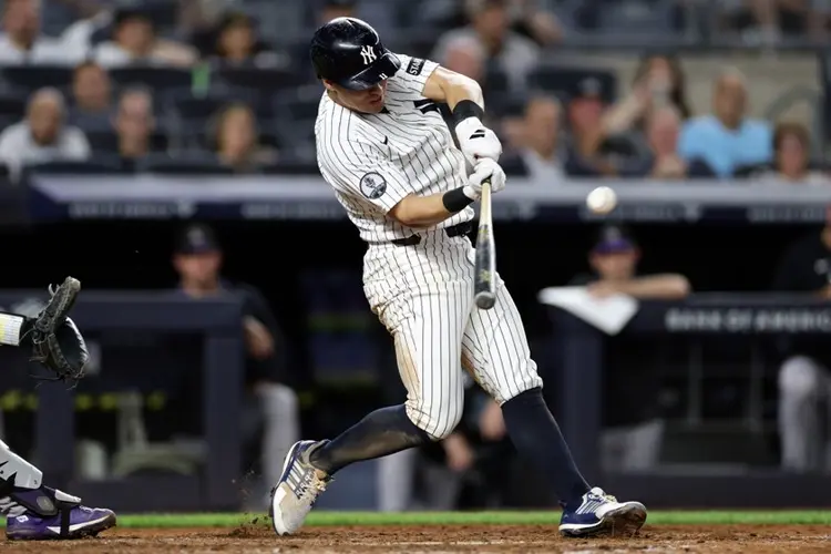 Volpe hits grand slam in return to majors as Yankees sweep Rockies 10-3 to pull closer in AL East