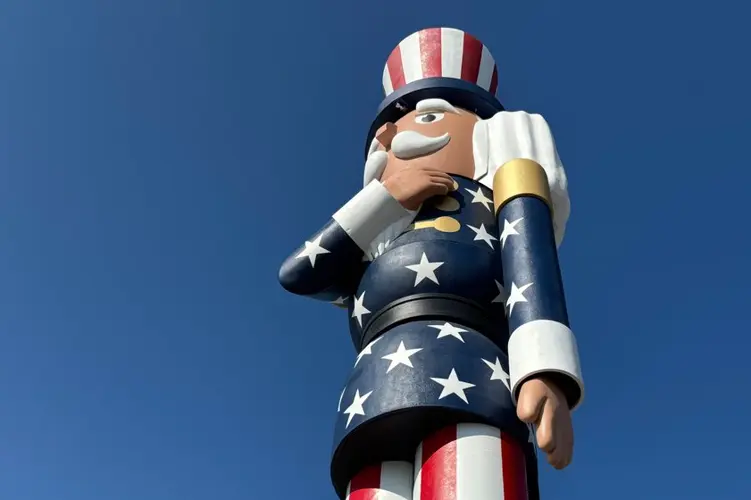 A Minnesota town now boasts the world's tallest nutcracker