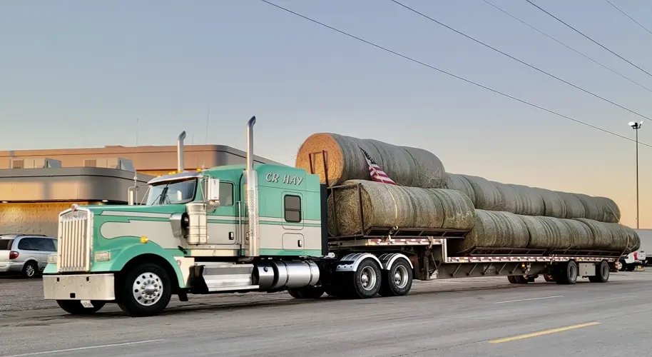 Nebraskans drive truckloads of hay to Kansas ranchers, farmers affected by wildfires