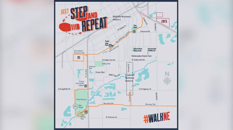 JBS breaks ground on hike and bike trail in Grand Island