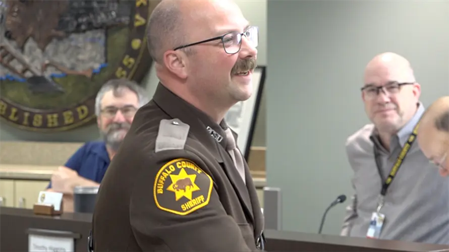 Buffalo County corrections officers get proclamation, new sheriff’s deputy sworn in