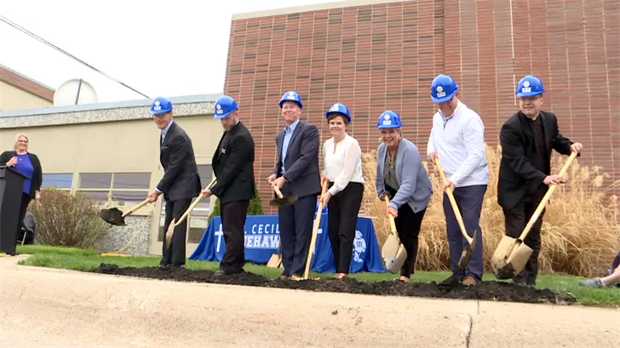 Hastings Catholic Schools break ground on high school renovations