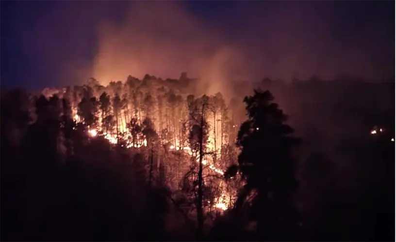 Additional resources called to assist with wildfire at Nebraska National Forest near Halsey