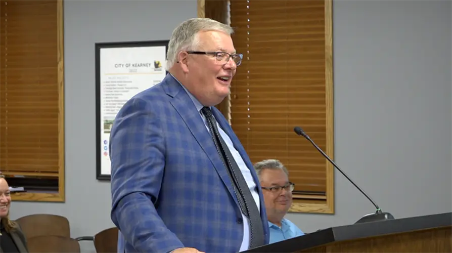 UNK Chancellor presents details on Rural Health Complex project to city council