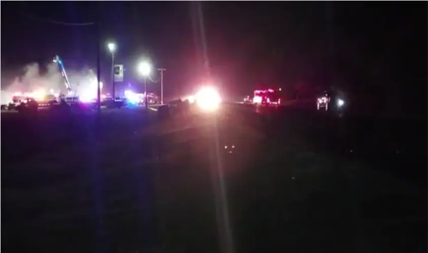 Fire at John Deere dealership in Hastings