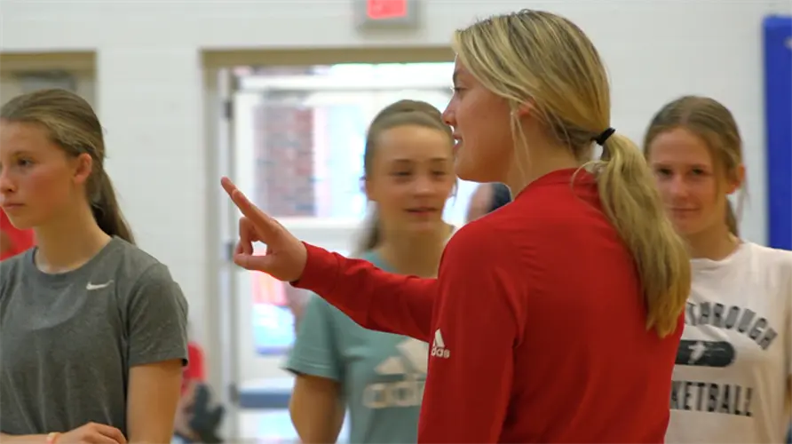 Mic’d Up: Nebraska’s Allison Weidner, Grand Island youth camp