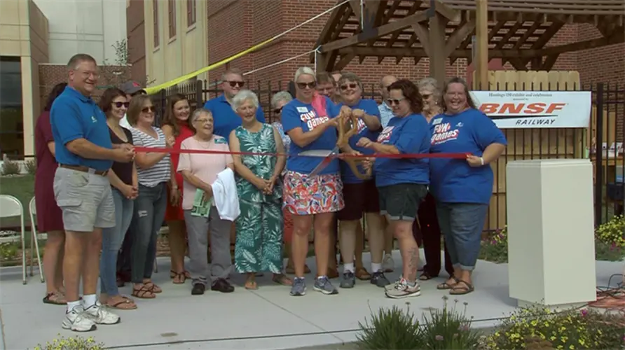 Hastings Museum celebrates Hastings 150 exhibit, opens new outdoor classroom
