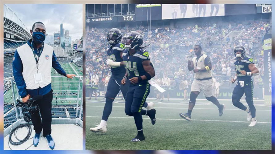 Former Loper Edwin Hooper uses his multimedia skills to reach the NFL