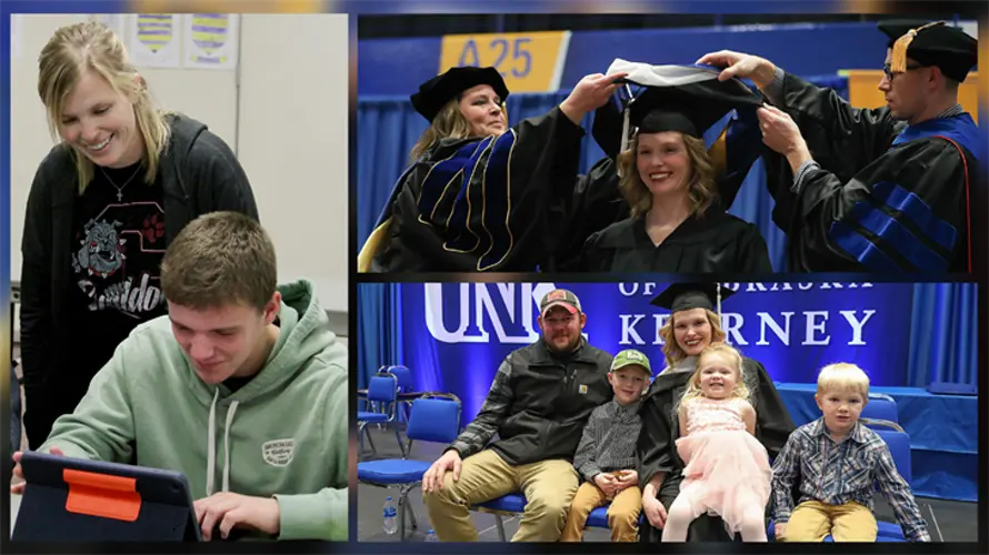 ‘I can’t stop going to school’: Nicole Strope earns third degree from UNK
