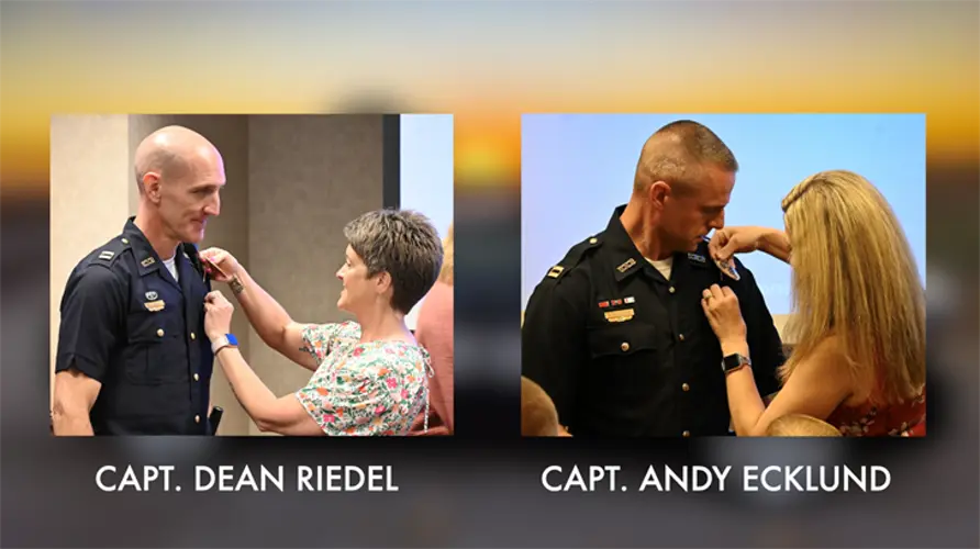 NSP promotes two captains to central Nebraska leadership roles