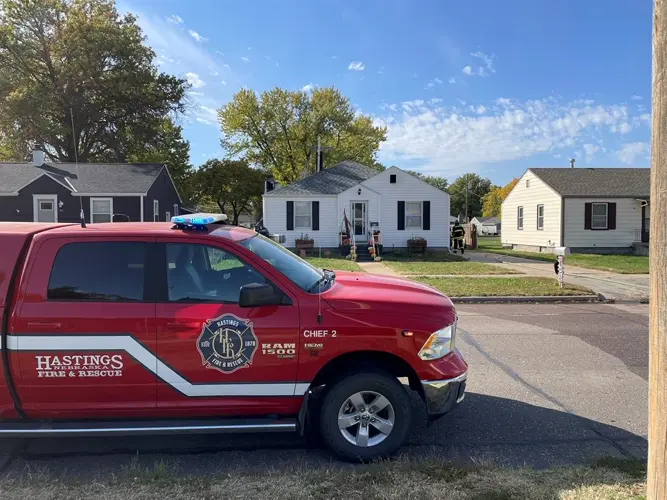 Firefighters extinguish house fire in Hastings, residents forced to relocate