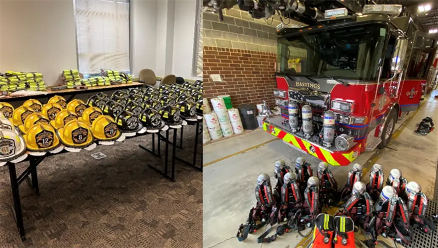Hastings and Grand Island Fire and Rescue departments get new gear