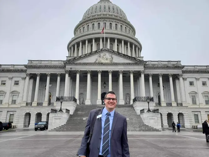 UNK history professor David Vail attends State of the Union address, fulfilling childhood dream