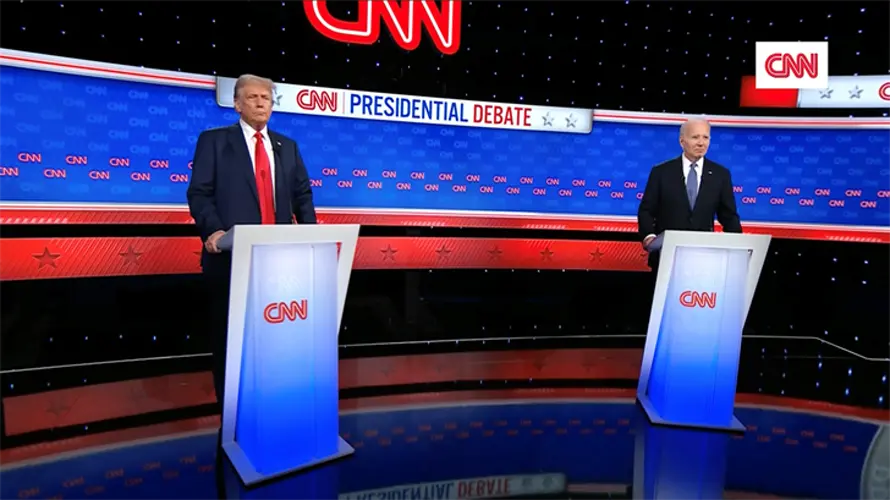 Trump and Biden spar on economy and abortion at their presidential debate