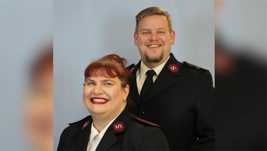 New officers assume command of Salvation Army of Hastings