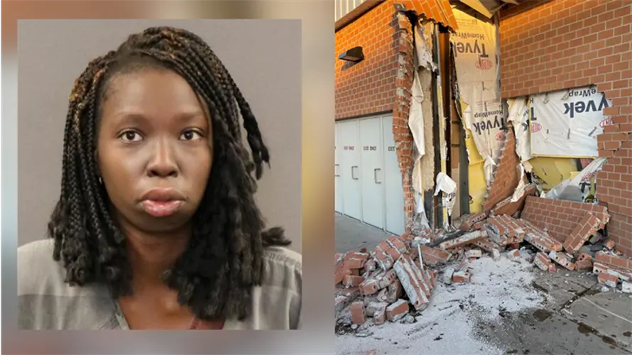 Drunk driver crashes into Heartland Events Center building