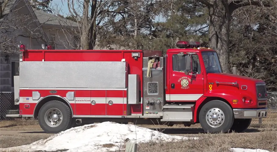 Firefighters injured in rollover accident during response to Monday grass fire