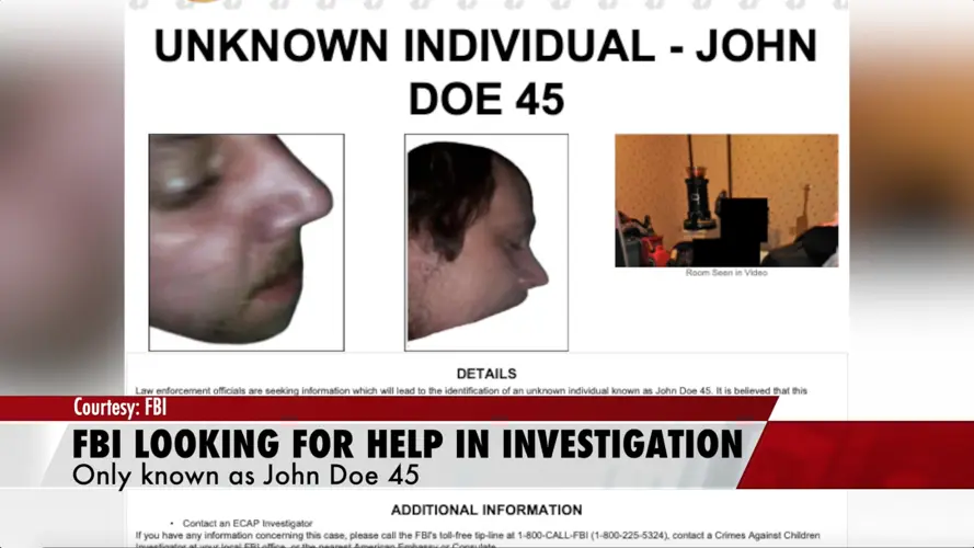 FBI looking for help with child exploitation investigation