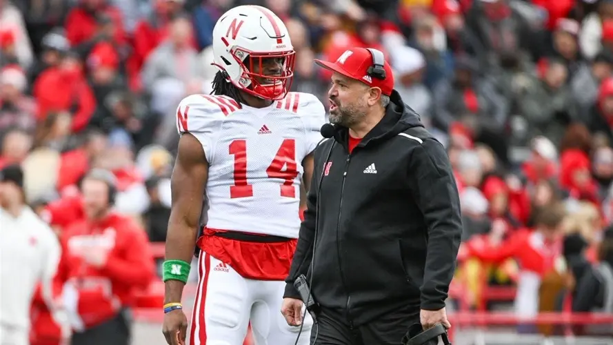 Huskers coach Matt Rhule speaks after day eight of fall training camp
